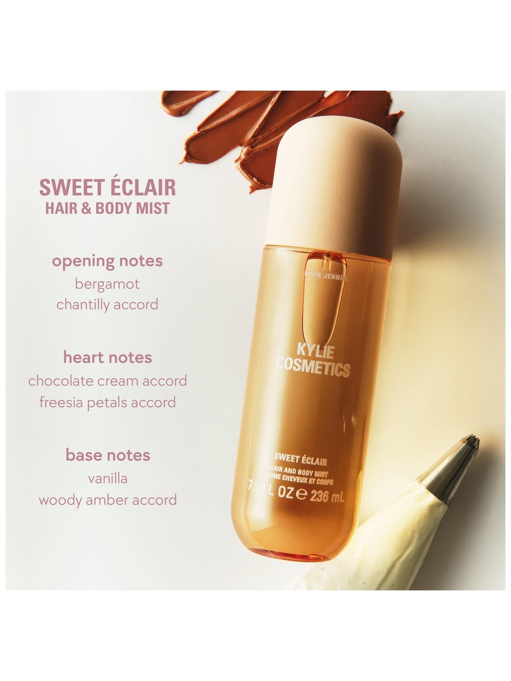 Kylie Cosmetics Sweet Éclair Hair & Body Mist New